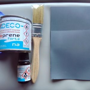 Kit de réparation PNEUMATIQUE HYPALON NEOPRENE GRIS FONCEE