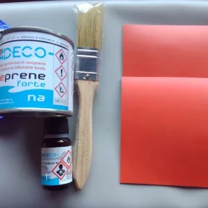 Kit de réparation PNEUMATIQUE HYPALON NEOPRENE ORANGE SYLVANO