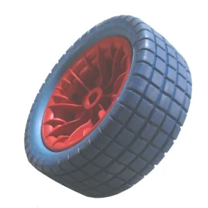 Roue de mise à l'eau D300 increvable BLEUE - axe 25 mm - moyeu 70 mm