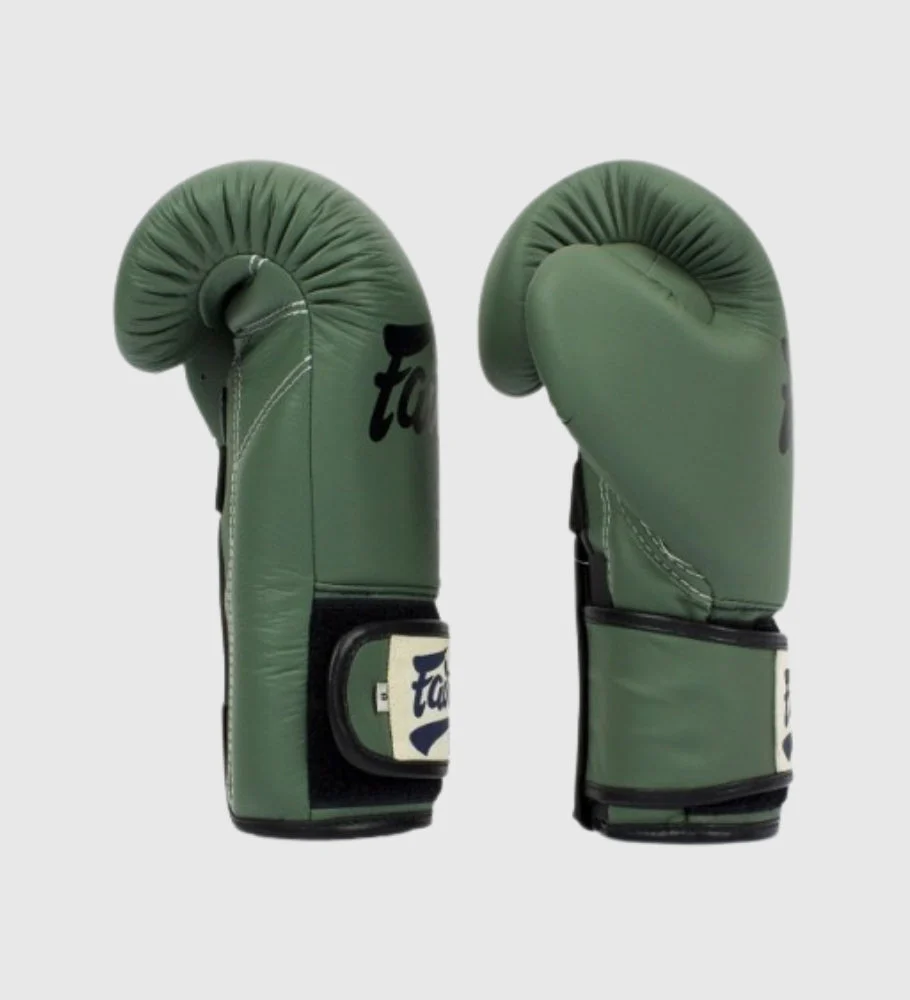 Gants de boxe Fairtex BGV11 'F-Day' - Vert kaki – Image 2