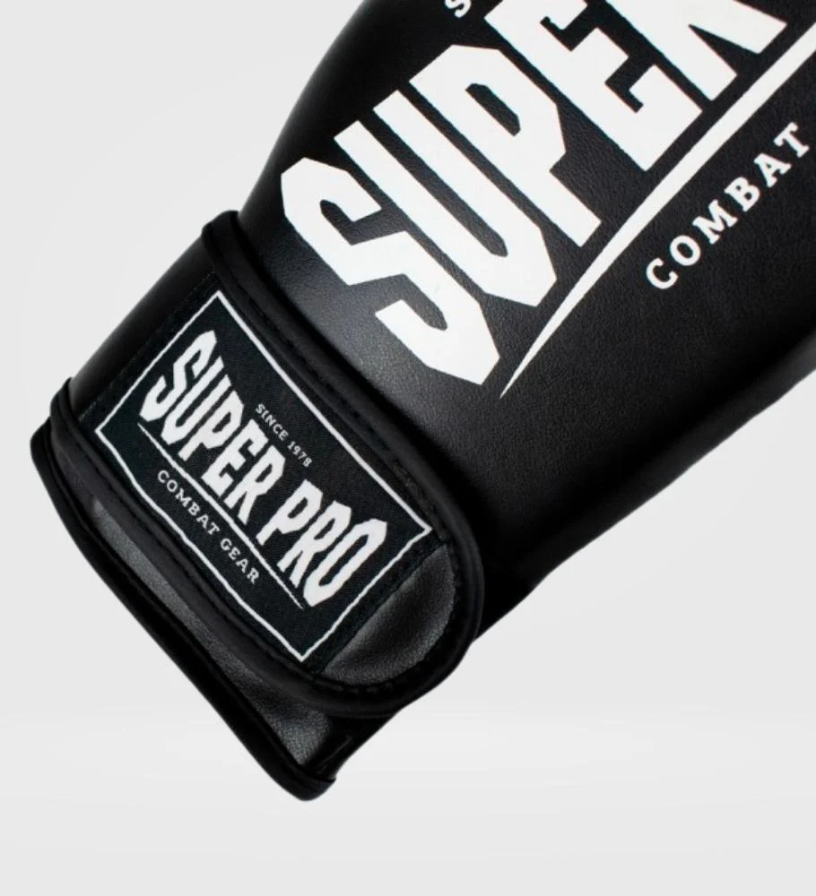 Gants de boxe Super Pro Champ - Noir/Blanc – Image 3