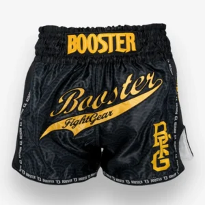 Short de Muay-Thaï Booster Slugger Wave - Noir/Doré