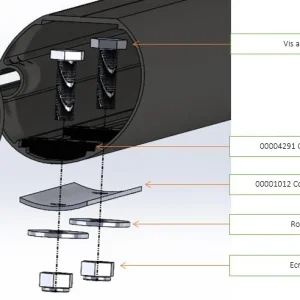 Cale de fixation traverse cata