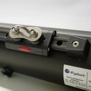 Kit rail d'écoute GV+chariot à billes+vis M et L