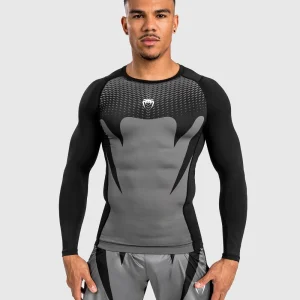 Rashguard à Manches Longues Venum Attack - Noir/Gris