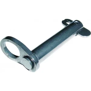 Axe inox à languette - tête anneau L60/diam6