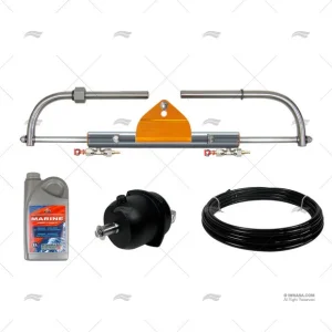 Kit de direction hydraulique hors-bord avec puissance pour moteurs jusqu'à 80Hp.
