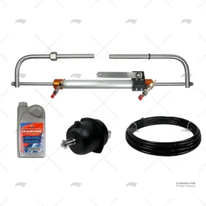 Kit de direction hydraulique hors-bord avec puissance pour moteurs jusqu'à 115Hp