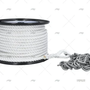 KIT MOUILLAGE CORDAGE/CHAINE 50MTS/10MM