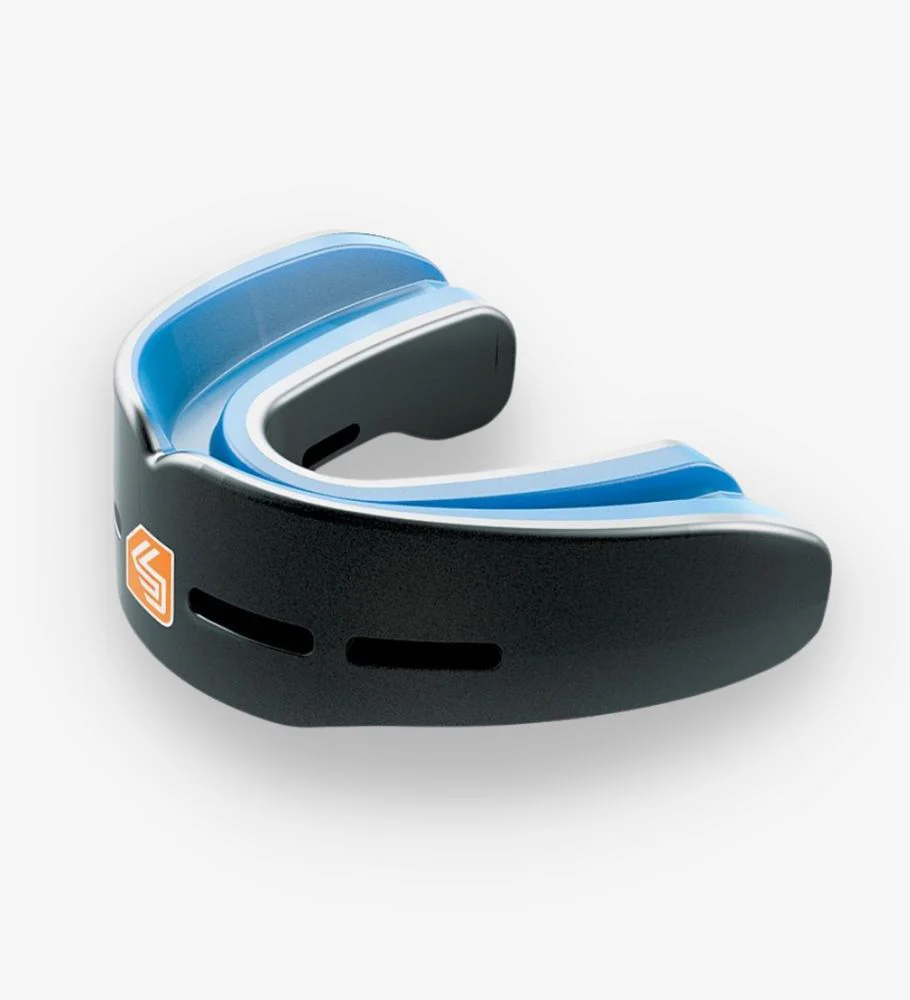 Protège-dents Shock Doctor Nano Double Fight - Noir/Bleu