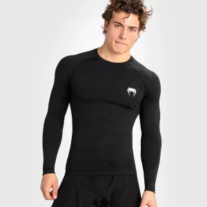 Rashguard à Manches Longues Venum Contender - Noir/Blanc