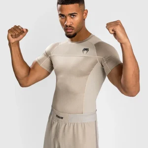 Rashguard à Manches courtes Venum G-Fit Air - Sand