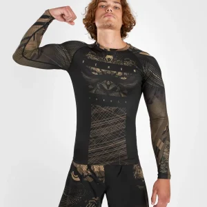 Rashguard à Manches Longues Venum Gorilla Jungle - Noir/Marron